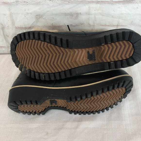 Sorel Women's 6 Suede Tivoli Li Tan Curry Insulated Winter Snow Boots - Picture 10 of 14